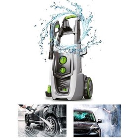Resim Lutian LT701G-2500 195 Bar 220 Volt 2500 W Elektrikli Basınçlı Yıkama Makinası İndiksüyon Motor Kömürsüz 
