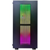 Resim XASER XR48 500W USB 3.0 Tempered Glass Rgb Bilgisayar Kasası 