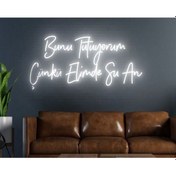 Resim Twins Led Bunu Tutuyorum Çünkü Elimde Şu An Yazılı Neon Tabela Beyaz Model:model:24893366 