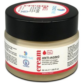 Resim D'enzyme Anti-aging Cream Stımulatıon Of Collagen Productıon Wıth Peptıdes 