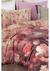 Resim Varol Royal Saten Tek Kişilik 300tc Nevresim Takımı - Mirable Çok Renkli 
