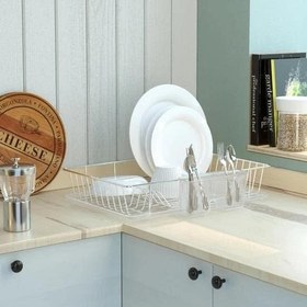 Resim Geseus Home Tek Katlı Tabaklık Bulaşıklık Krom KB003K 
