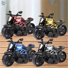 Resim Brother Toys 1 Adet Sürtmeli Kaliteli Oyuncak Motosiklet Yurtdışından Özel Üretim Motor 14 Cm. 