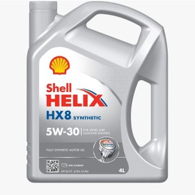 Resim Shell Helix Hx8 5W-30 Tam Sentetik Motor Yağı 4 L + Motor Yağı 2 x 1 L 