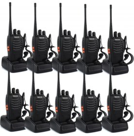 Resim Axe Tools Telsiz ZT-V68 Baofeng 999S Modeli 10 Adet Dayanıklı Kulaklık Seti 