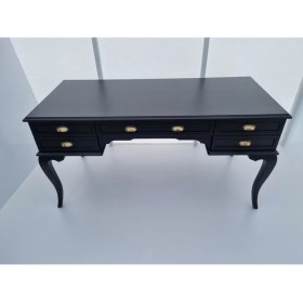 Resim Bintaş Mobilya Siyah Ahşap Ofis Çalışma Masası 160X75.CM 