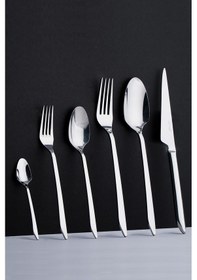 Resim Acar Stella 12 Kişilik 72 Parça Çatal Kaşık Bıçak Takımı Silver Diğer 