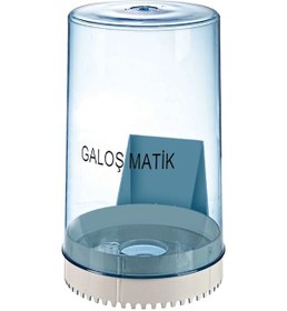 Resim 6 Adet 1 Koli Galoşmatik Galoş Dispenseri Şeffaf Mavi 