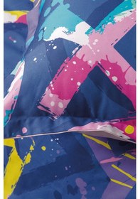 Resim Play 210 Tc 83 Tel Dijital Pamuk Saten Tek Kişilik Nevresim Takımı Çok Renkli 