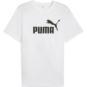 Resim Puma ESS No. 1 Logo Tee Unisex Beyaz Tişört 