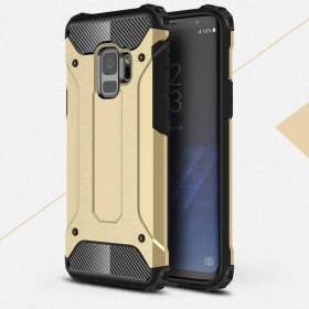 Resim Heptek İletişim Samsung Galaxy S9 Kılıf Armor Köşe Korumalı Çift Katman Tank Zırh Kapak (Crash) 