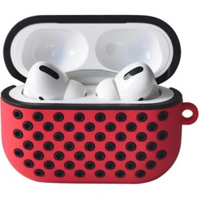 Resim Sepetopia Apple Airpods Pro 2 (2.nesil) Spor Delikli Kılıf - Kırmızı-Siyah 