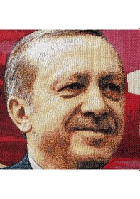 Resim Figüratif Seri-18 Dokuma Goblen Kumaş-Recep Tayyip Erdoğan2 