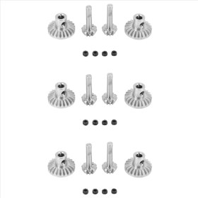 Resim Celestial Forge 12PCS Çelik Ön ve Arka Aks Dişli Şaft Dişleri Wpl B24 B36 C14 C24 Mn D90 MN99S Yükseltme Parçaları (Yurt Dışından) 