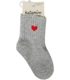 Resim Katamino Bebek Çorabı 20402 Gri 