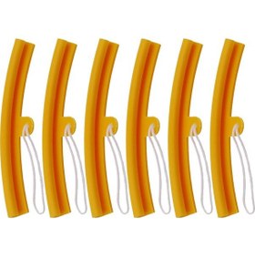 Resim Dianziye 19.5 İnç Lastik Montaj Korumalı Kılıf Seti 6 Adet - Sarı Renkli, Lastikleri Aşınma Ve Çiziklerden Korur 