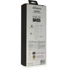 Resim Karler Bass KR103 Kablosuz Kulaklık - Siyah 