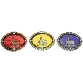 Resim İstanbul Temalı Metal Magnet Galata Kulesi Kabartmalı 