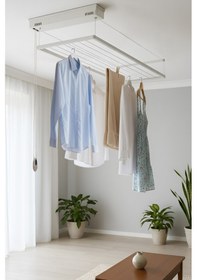 Resim Askur Elbise Kurutmalığı 70x144 cm – Manuel Yükseklik Ayarlı 