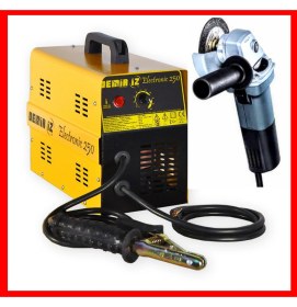 Resim Demiriz Kaynak Makinesi ve Avuç İçi Taşlama 