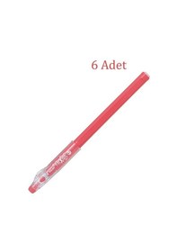 Resim Pilot Frixion Ball Stick Roller Silinebilir Jel Kalem 0.7 mm Mercan F06-CP 6 Adet 