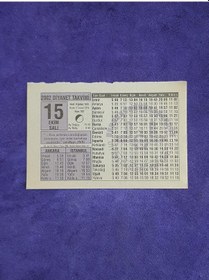 Resim 15 Ekim 2002 Takvim Yaprağı - Nostalji Koleksiyonluk Takvim Yaprağı A 