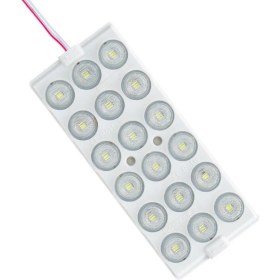 Resim Powermaster Modül LED 12V 6W Soğuk Beyaz 18 Ledli Yanıp Sönen 2li Paket 13960-2835 (Flaşör) 