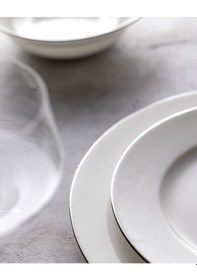 Resim Madame Coco Galena 6 Kişilik 24 Parça Yemek Takımı - Beyaz/silver 8684427193433 Çok Renkli 