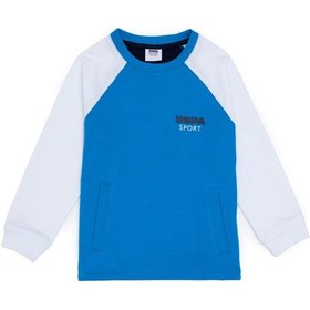 Resim U.s. Polo Assn. Erkek Çocuk Saks Sweatshirt 50281477-vr045 Saks Mavi 