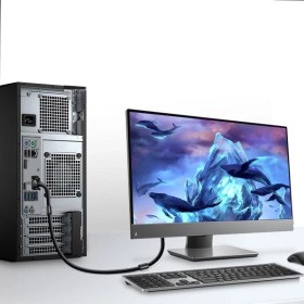 Resim Keepro VGA Kablo 15 Pin Erkek Ekran Görüntü Kablosu 3 Metre 
