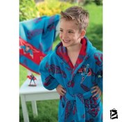 Resim Özdilek Superman Blue Lisanslı Havlu Bornoz Set Mavi 