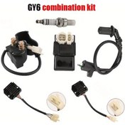 Resim Hightower Haomei Gy6125/15 Pedal Motoru Ateşleme Yüksek Voltaj Paket Rölesi Elektrik Komponenti 
