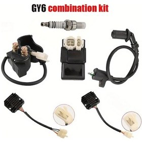 Resim Hightower Haomei Gy6125/15 Pedal Motoru Ateşleme Yüksek Voltaj Paket Rölesi Elektrik Komponenti 