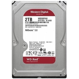 Resim WD RED WD20EFAX 2TB 3.5" SATA 3 256MB 5400RPM NAS DİSK 