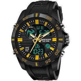 Resim Yingfu Sanda 791 Moda Spor İşlevli Elektronik Saat Popüler Erkekler Aydınlık Bilek İzle Sarı Çok Renkli Çok Renkli 