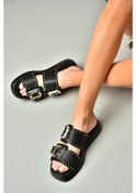 Resim Fox Shoes S518106509 Siyah Kadın Terlik Siyah 