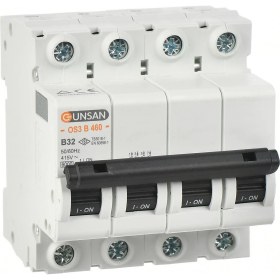 Resim Günsan Elektrik Günsan Valta Otomatik Sigorta 4 Kutup 6kA B Tip 32A 