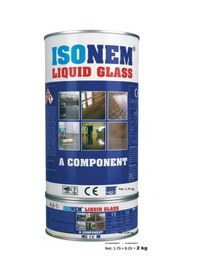 Resim Isonem Lıquıd Glass (Sıvı Cam) Şeffaf Zemin Su Yalıtımı 2 Kg 