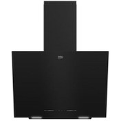 Resim Beko BDE 6041 S 60 cm Siyah Cam Duvar Tipi Ankastre Davlumbaz 