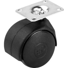 Resim Adilon Ofis Koltuk Dolap Etejer 360 Derece Döner Tablalı, Plastik Mobilya Tekerleği 50 mm 