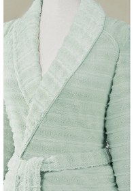 Resim Sadem Organik Linden Şal Yaka Bornoz Mint 