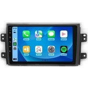 Resim Suziki Sx4 2008-2013 4gb Ram 32GB Hafıza 4 Çekirdek Carplay Kamera Android Multimedya 