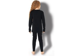 Resim Jiber Unisex Çocuk Likralı Bisiklet Yaka Uzun Kollu Sıcak Tutan Termal Içlik Üst 