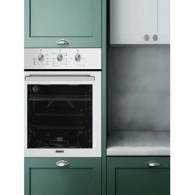 Resim Kumtel Kristal Beyaz Cam Ankastre Fırın A66 - S2 (Mt) 3 Pro 3 Düğme(Dizayn B) Cam 