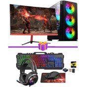 Resim Ramtech TREND X70 i5 9400F 32 GB 960 GB SSD 8 GB RX580 23.6" Free Dos Masaüstü Bilgisayar 