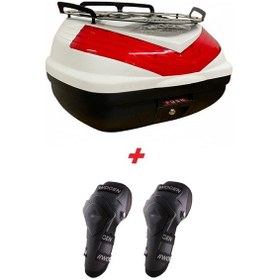 Resim Wogen Wg39 Basic Metal Bagajlı Çanta Beyaz + Karbon Dizlik Hediyeli Beyaz 