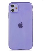 Resim CaseArt Uyumlu Iphone 11 Kapak Kamera Korumalı Neon Renkli Silikon Kılıf - Neon Mor 