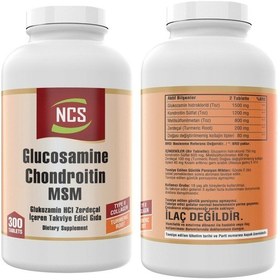 Resim Ncs Glucosamine Collagen Zerdeçal 300 Tablet + Ncs Vitamin D3 K2 