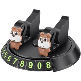 Resim Suntek 2'si 1 Arada Geçici Park Kartı Numarası Plaka Stil-f 