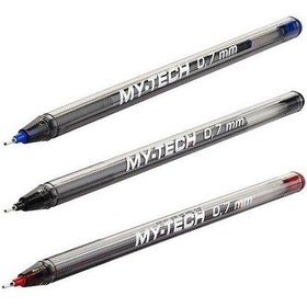 Resim Tükenmez Kalem Mavi Siyah 3 Renkli Paket Kırmızı 0.7 MM Pensan My- 